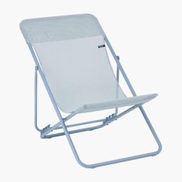 Lafuma Mobilier - Transat de jardin pliable maxi transat colorblock - Ciel Tube Ciel