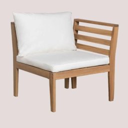 Modules de Salon de Jardin Filips Sklum Blanc Gardenia - Blanc Gardenia Fauteuil droit