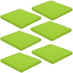 Gardenista Coussin de siège carré antidérapant résistant à l'eau avec attaches sécurisées pour