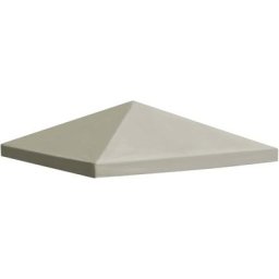 Vidaxl - Couverture de toit de belvédère 310 g / m² 3x3 m Beige Imperméable à l'eau