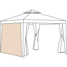 Gardenista Rideaux de tonnelle d'extérieur avec œillets, imperméables et coupe-vent pour balcon de