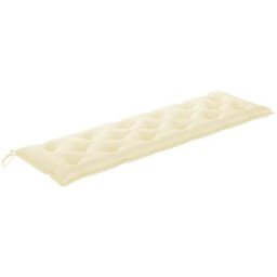 Coussin matelas assise dossier pour banc de balancelle jardin grand confort en Tissu 180x50x7 cm
