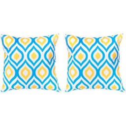 Extérieur Coussins imprimés, Résistant à l'eau Coussin à motifs géométriques pour jardin, Coloré