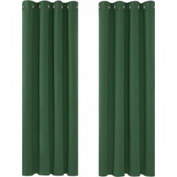 Deconovo Rideaux Occultants Isolant Thermique Anti Froid, Design Moderne à Oeillets, Rideaux pour