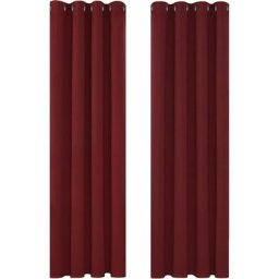 Rideaux Occultants Isolant Thermique Anti Froid, Rideaux pour Chambre Fille, Design Moderne à