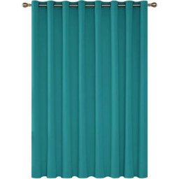 Rideaux Occultants Isolant Thermique, Design Moderne à Oeillets, 1Pièces, Grande Taille, 254x242