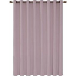 Rideaux Occultants Isolant Thermique, Design Moderne à Oeillets, 1Pièces, Grande Taille, 254x214