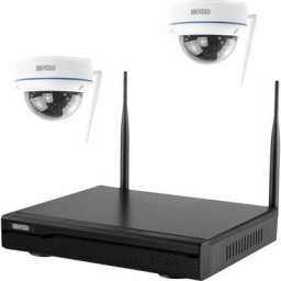 Inkovideo - INKO-22M2D i22m2d Wi-Fi IP-Set pour caméra de surveillance4 canauxavec 2 caméras1920 x