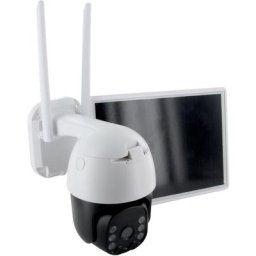 Caméra WiFi rotative d'extérieure sans fil avec panneau solaire