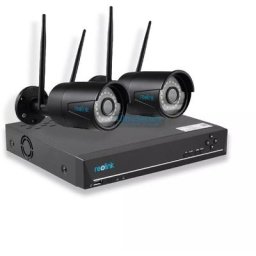 Pack nvr 'starter' WiFi 4MP enregistreur 24h/7 2To + 2 caméras jour & nuit IP66 app (Reolink)