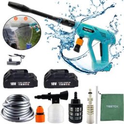 Nettoyeur haute pression sans fil, pistolet à eau pulvérisation, nettoyeur de voiture de lavage à
