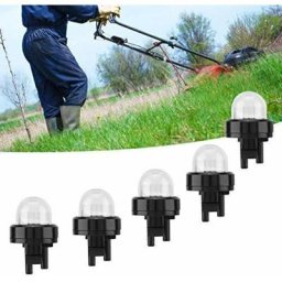 5Pcs Pompe d'ampoule,Bulle d'huile de Carburateur, Apprêt de Carburateur Pompe à Essence Avec