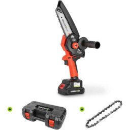 Mini tronçonneuse sans fil à batterie 21V, lame 152.4mm, moteur sans balai, réservoir d'huile, avec
