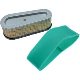 Vhbw - Set de filtres (1x filtre à air en papier, 1x filtre mousse) compatible avec Briggs &