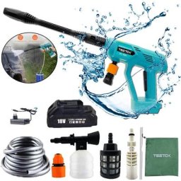 Nettoyeur haute pression sans fil, pistolet à eau pulvérisation, nettoyeur de voiture de lavage à