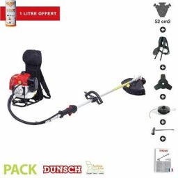 Pack huile + débroussailleuse à dos 51,7 cm3 coupe 42cm LEA 27518D