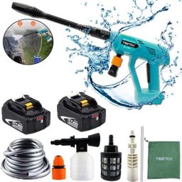 Nettoyeur haute pression sans fil, pistolet à eau pulvérisation, nettoyeur de voiture de lavage à