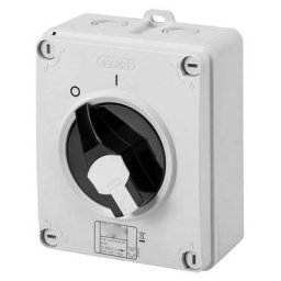 Gewiss - hp 3X32A Interrupteur mural rotatif IP65 GW70405P