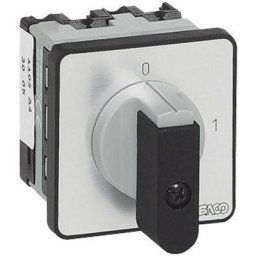 NB01AQ1 Interrupteur sectionneur 16 a 1 x 90 ° gris, noir 1 pc(s) - Baco