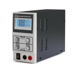 Alimentation de laboratoire à découpage 0-30 vcc / 0-10 a max / avec afficheur lcd