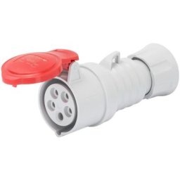Gewiss - hp Straight Mobile Base Connexion à vis 3P+T 16A 380-415V 50-60Hz 6h Rouge IP44/54
