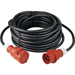 As Schwabe 61205 alimentation Rallonge 16 a noir 5.00 m