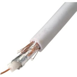 Câble télévision Sencys coax 75 Ohm - Blanc - 10 m