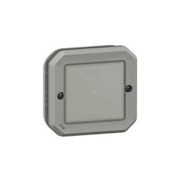 Interrupteur étanche option variateur Plexo with Netatmo Legrand 150W led - Avec neutre - Gris