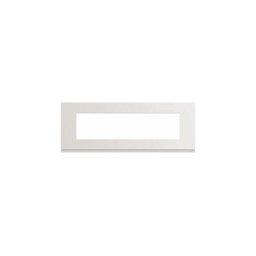 Plaque gallery plastique injecté 8 modules entraxe 71mm pure (WXP0008)