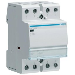 Hager - Contacteur 63A 4NA 230VAC std 3 modules ESC463