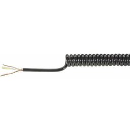 Câble spiralé Baude 51435U 300 mm / 1200 mm 5 x 0.14 mm² noir 1 pc(s) - noir