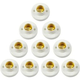 E27 Support De Lampe Douille a Vis Plastique Murale Adaptateur de Convertisseur de base d'ampoule