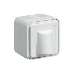 Cubyko Sortie de câble saillie blanc (WNC155B)