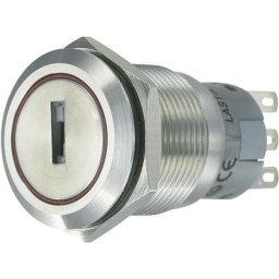 Tru Components - 701824 LAS1-AGQ-22Y/31 Interrupteur à clé anti vandalisme 250 v/ac 5 a 2 x