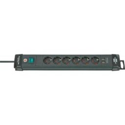 Brennenstuhl - Steckdosenleiste 6-fach H05VV-F3G1,5 3m Premium-Line usb