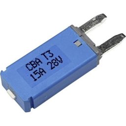 Circuit Breaker Mini, type 3. Manual Reset, 15A CBA3 Series 15A Disjoncteur pour fusible plat