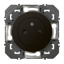 Legrand - Prise de courant - 2P+T - Affleurante - Dooxie - 16A - Noir