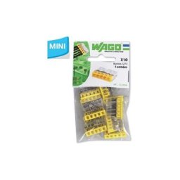 Wago - S2273 10 mini bornes de connexion rapide 5 entrées pour fils rigides - 2273-205 WAG268331