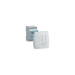 Hager - Programmateur modulaire digital chauf élec fil pilote boîtier amb 1 zone 7j 230V (49002)