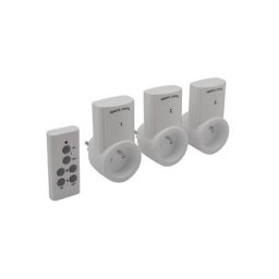 Jeu de 3 prises avec télécommande Velleman 7500-3N2