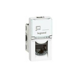 Legrand - 076561 prise CATÉGORIE6 utp mosaic, 1 module, blanc