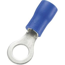 Tru Components - 1572136 Cosse à oeillet Section max.=2.50 mm² ø du trou=5.2 mm partiellement isolé