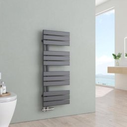 Sèche-serviettes eau chaude Radiateur eau chaude en acier Anthracite 1041x400mm 456 Watt