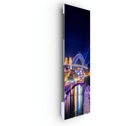 Ilo / Radiateur Électrique Rayonnant Soufflant Mural /1250w/ +28 Motifs, Design Unique / Extra Plat