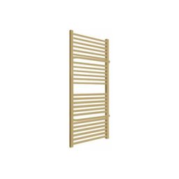 Sèche-serviette électrique doré de 1460mm de haut et 300mm de large - LIM1460/300E8BRA