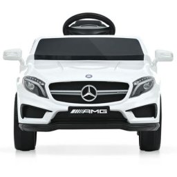 Voiture électrique Mercedes-Benz 1 places 12 V + télécommande, 3km/h, 2 moteurs x 25 W, Siège grand