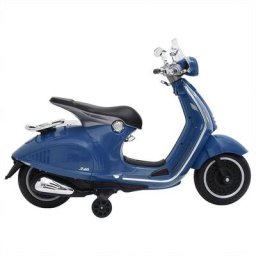 Kalisse - Moto jouet électrique Vespa GTS300 Bleu,Cadeau Jouet pour enfants à partir de 13 ans,fils