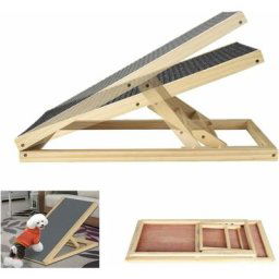 Day Plus - 70cm chien rampe chat rampe chien escalier pliant en bois pet chien échelle rampe pour