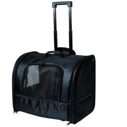 Trixie - Sac a roulettes pour chat et chien - Noir - 45 × 41 × 31 cm