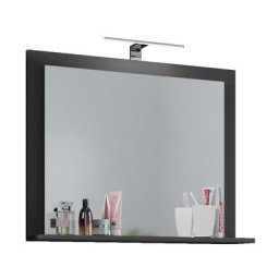 Ebuy24 - VCB10 Mini Armoire de toilette murale avec miroir avec 1 tablette de rangement,